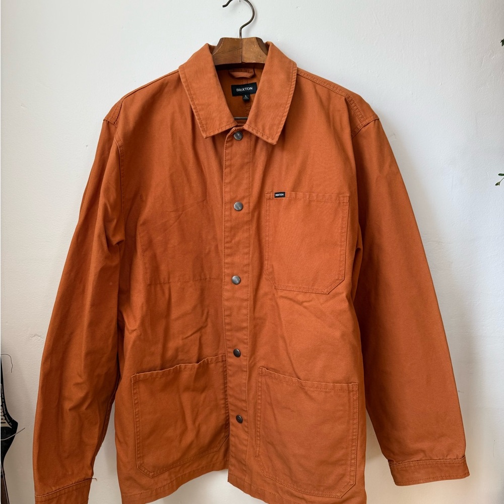 Brixton Rust-Orange Lightweight Work Jacket - image 1